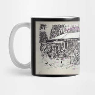 Parisian cafe Mug